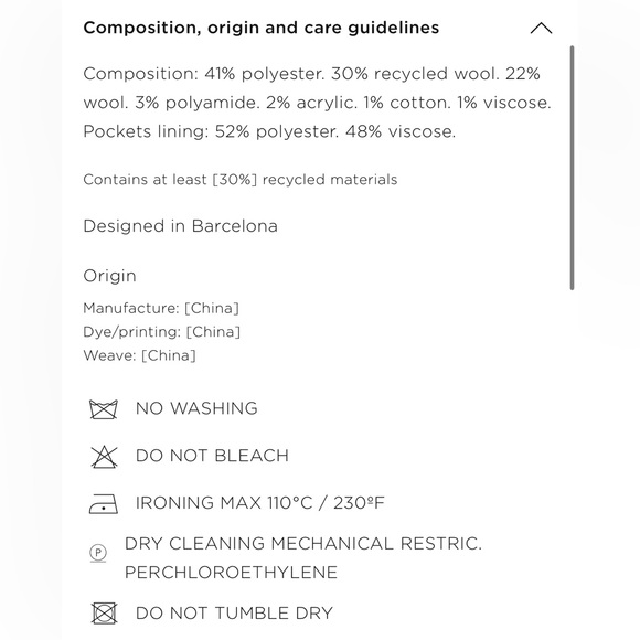 MANGO oversized wool coat - large - Picture 7 of 7